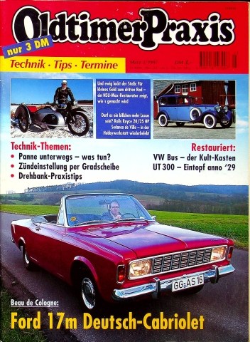 Deckblatt Oldtimer Praxis (03/1997)